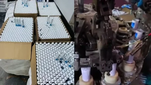 Đột kích một nhà máy, cảnh sát triệt phá đường dây sản xuất kem đánh răng giả tinh vi, thu giữ 13.000 tuýp kem và 130kg hỗn hợp hoá chất kenhtingame com thumb dot kich mot nha may canh sat triet pha duong day san xuat kem danh rang gia tinh vi thu giu 13000 tuyp kem va 130kg hon hop hoa chat 1fd81776846086854 940w