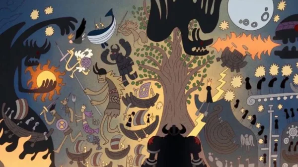 One Piece: Giả thuyết Imu là Thần Rừng trong bức bích họa cổ đại tại Elbaph kenhtingame com thumb one piece gia thuyet imu la than rung trong buc bich hoa co dai tai elbaph e07a1776168217798 940w