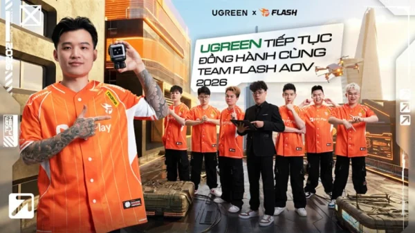 Team Flash × Ugreen: “Charge Like A Champion” – Tiếp Năng Lượng Cho Hành Trình Chinh Phục 2026 kenhtingame com thumb team flash ugreen charge like a champion tiep nang luong cho hanh trinh chinh phuc 2026 63f01776490943960 940w
