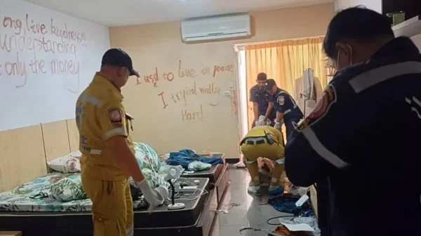 Thái Lan: Phát hiện thi thể nữ sinh 21 tuổi trong phòng trọ với những dòng chữ bằng máu kỳ quái kenhtingame com thumb thai lan phat hien thi the nu sinh 21 tuoi trong phong tro voi nhung dong chu bang mau ky quai 331a1775409201859 940w