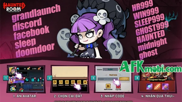 Tổng hợp gift code game Haunted Room: Ngôi Nhà Hắc Ám kenhtingame com thumb tong hop gift code game haunted room ngoi nha hac am fe481776336374061 940w
