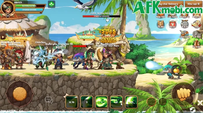 Tinh Linh Nguyên Thủy game MMORPG 2D lấy chủ đề thời tiền sử Tinh Linh Nguyên Thủy game MMORPG 2D lấy chủ đề thời tiền sử