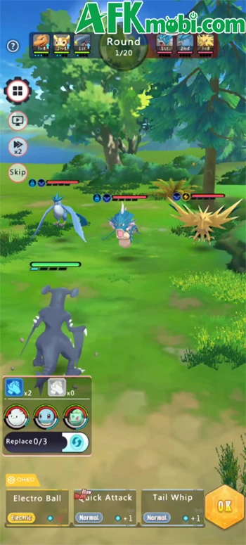 Trainer's Path game đấu thú chiến thuật 3v3 lấy chủ đề Pokémon