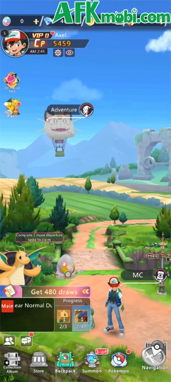 Trainer's Path game đấu thú chiến thuật 3v3 lấy chủ đề Pokémon