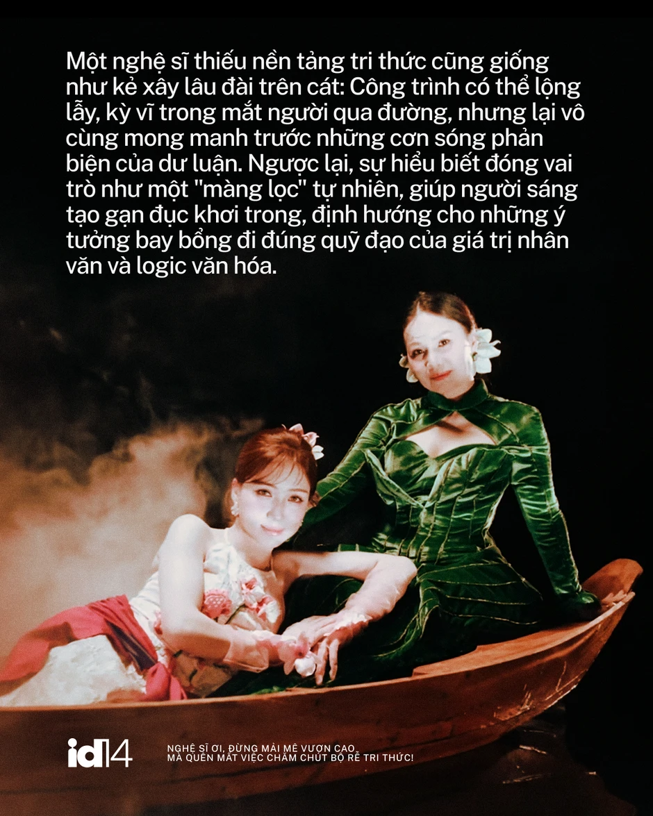 Từ chuyện "lúa chín cúi đầu": Nghệ sĩ đừng mải mê "vươn cao" mà quên mất việc chăm chút bộ rễ tri thức!