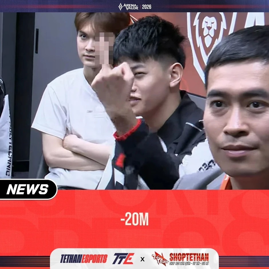 Tuyển thủ Liên Quân Mobile bị cắt hợp đồng vì hành động khiếm nhã