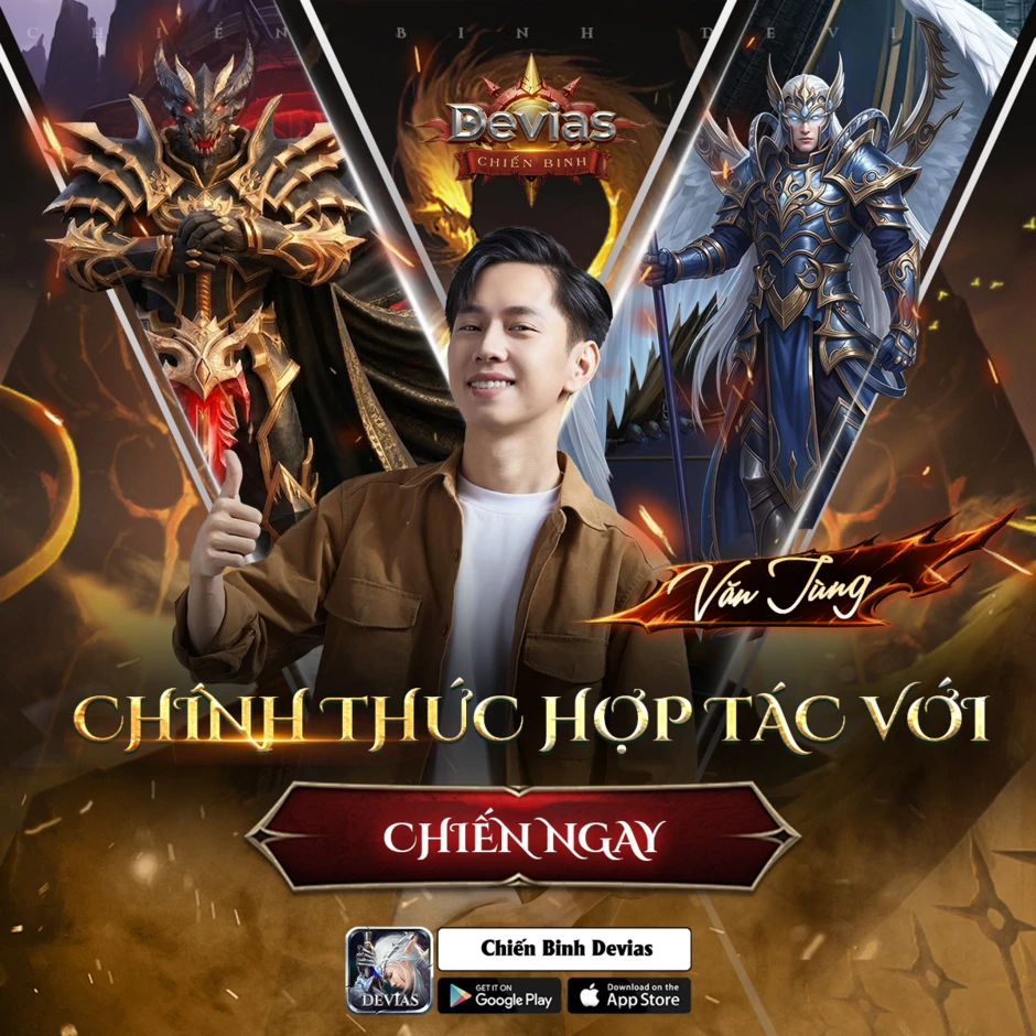 Văn Tùng trở thành "Đại sứ thương hiệu" của tựa game MU Mobile mới