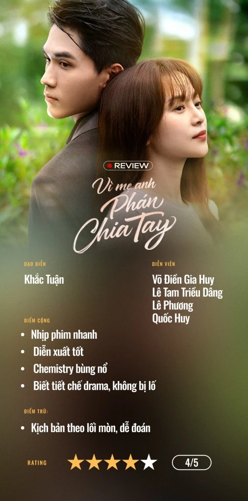 Vì Mẹ Anh Phán Chia Tay: Phim ngôn tình 3 xu hay điên lên được!