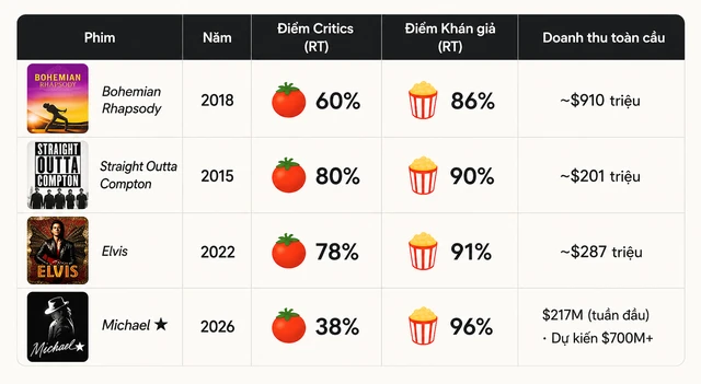 Vì sao phim về Michael Jackson càng bị ghẻ lạnh, càng hốt bạc tỷ?