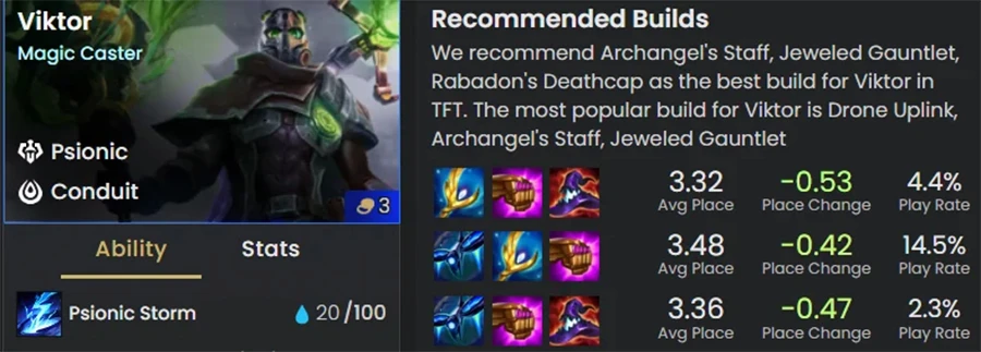 Vì sao Viktor không cần đồ hồi năng lượng trong DTCL mùa 17? Góc nhìn từ thực tế gameplay