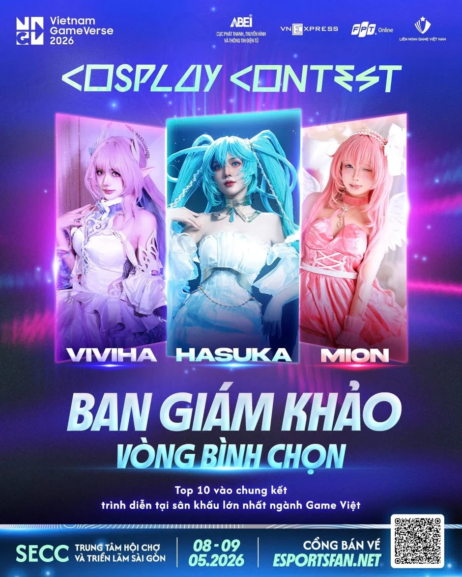 Vietnam GameVerse 2026 đem đến tin vui với cộng đồng Cosplay, điểm hẹn không thể bỏ lỡ!