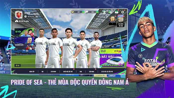 VNGGames chính thức phát hành Total Football VNG tại SEA