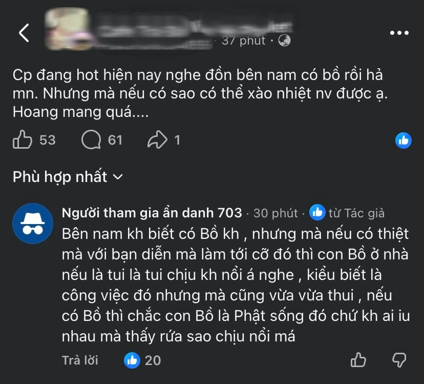 Võ Điền Gia Huy yêu người khác không phải Tam Triều Dâng?