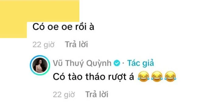 Vũ Thúy Quỳnh lên tiếng trước thông tin đang mang thai với bạn trai thiếu gia