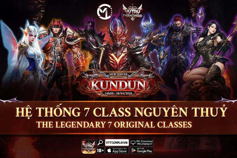 Vũ Trụ Thần Thoại - Tái hiện MMORPG cày cuốc nguyên bản Vũ Trụ Thần Thoại - Tái hiện MMORPG cày cuốc nguyên bản