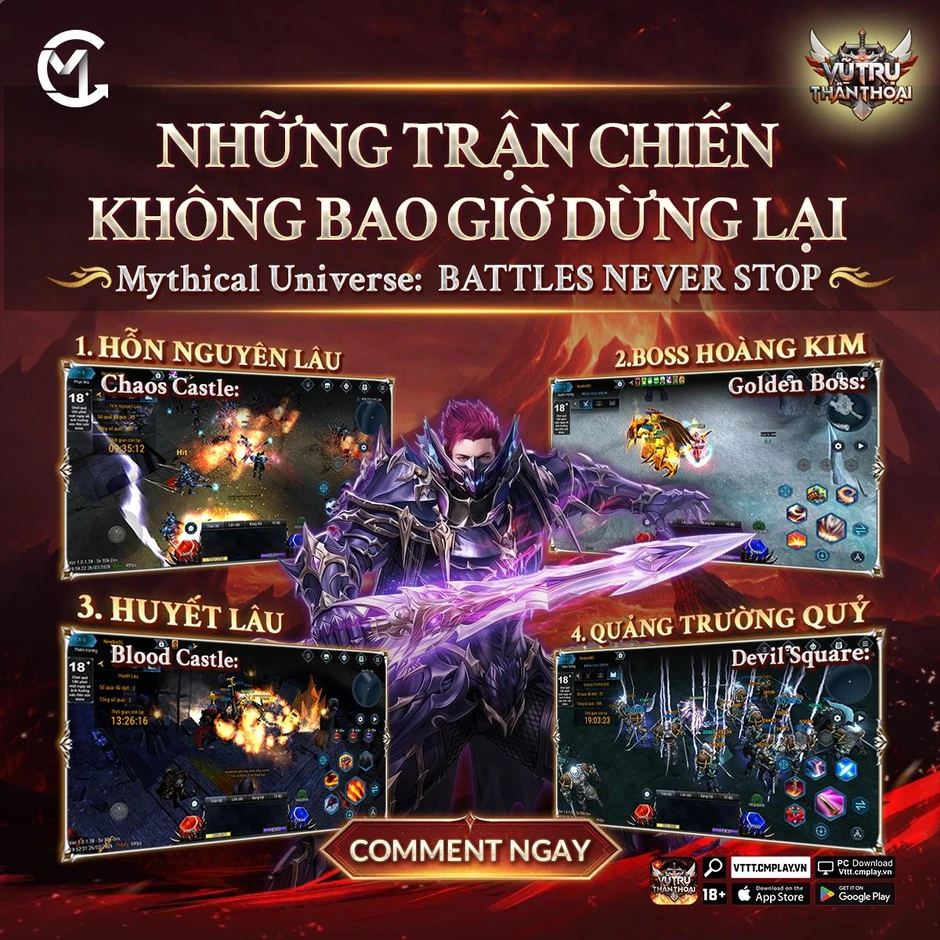 Vũ Trụ Thần Thoại - Tái hiện MMORPG cày cuốc nguyên bản Vũ Trụ Thần Thoại - Tái hiện MMORPG cày cuốc nguyên bản
