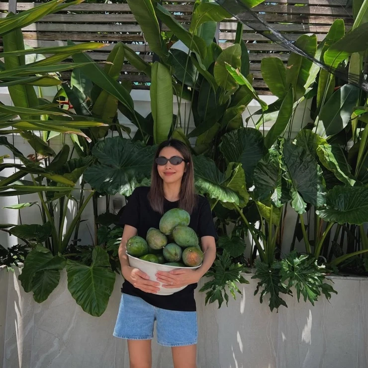 Vườn rau sạch trong biệt thự 500 m2 của Tăng Thanh Hà