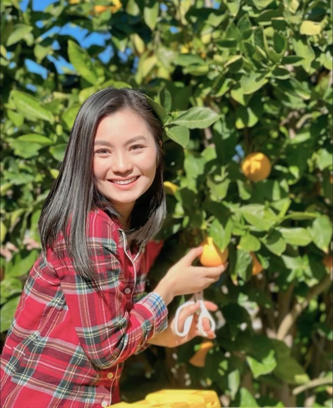 Vườn rau trong biệt thự nhà Diệu Hương ở Mỹ