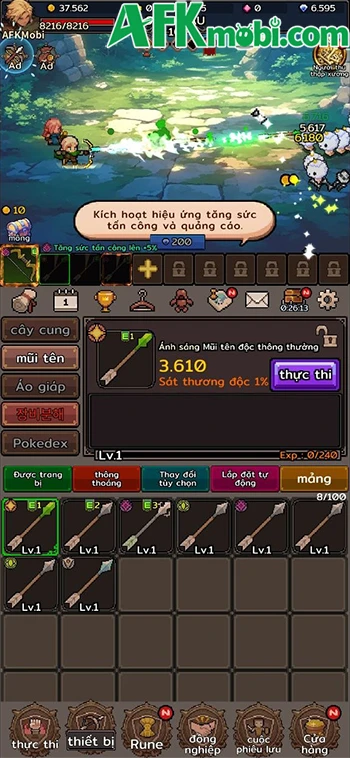 YAP (Tale of the Archer) game nhàn rỗi cho bạn phát triển cung thủ