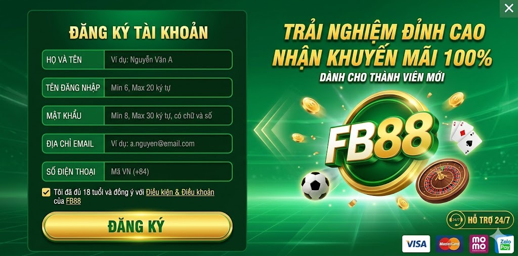 Lý do bạn không thể bỏ lỡ FB88