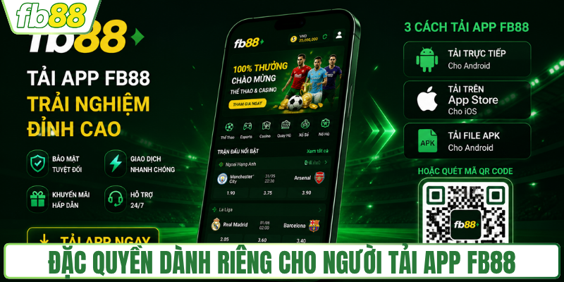 Đặc quyền dành riêng cho người tải app FB88