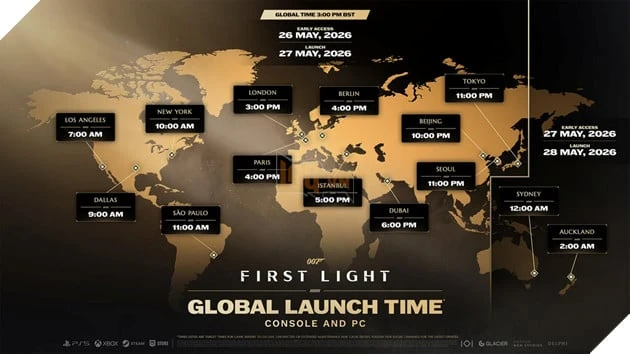 007 First Light Công Bố Giờ Mở Early Access Và Global Launch