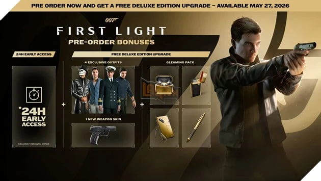 007 First Light Hé Lộ Thời Lượng Chơi Trung Bình Khá Đáng Kể