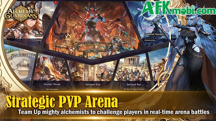 Alchemy Guardians game đấu tướng lấy chủ đề thần thoại Hy Lạp