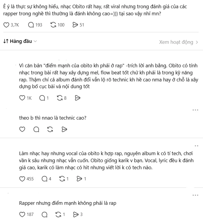 Bị chê rap dở, nam rapper hát hay nhất Vbiz mượn lời Đen Vâu đáp trả