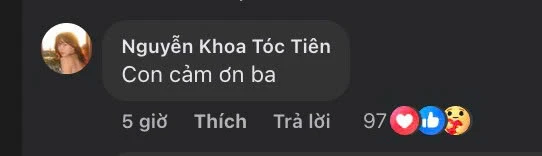 Bố ruột nhắn nhủ tới Tóc Tiên trong ngày đặc biệt Bố ruột nhắn nhủ tới Tóc Tiên trong ngày đặc biệt