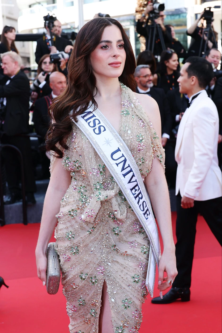 Chưa từng thấy Hoa hậu đi thảm đỏ Cannes phải đeo sash vì sợ không ai biết, nào ngờ vẫn nhận về cái kết ê chề! Chưa từng thấy Hoa hậu đi thảm đỏ Cannes phải đeo sash vì sợ không ai biết, nào ngờ vẫn nhận về cái kết ê chề!