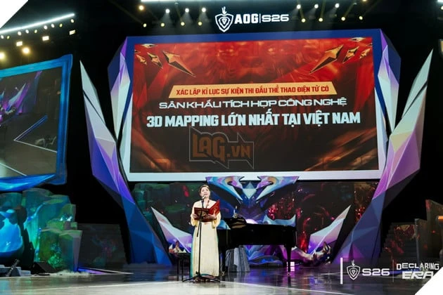 Chung kết ĐTDV Mùa Xuân 2026 xác lập kỷ lục sân khấu 3D Mapping lớn nhất Việt Nam cho Esports Chung kết ĐTDV Mùa Xuân 2026 xác lập kỷ lục sân khấu 3D Mapping lớn nhất Việt Nam cho Esports