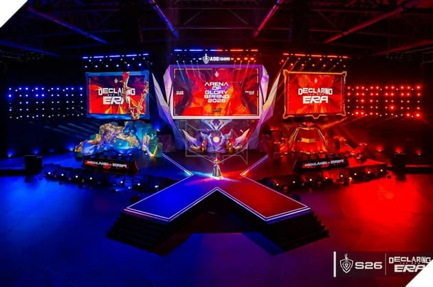 Chung kết ĐTDV Mùa Xuân 2026 xác lập kỷ lục sân khấu 3D Mapping lớn nhất Việt Nam cho Esports Chung kết ĐTDV Mùa Xuân 2026 xác lập kỷ lục sân khấu 3D Mapping lớn nhất Việt Nam cho Esports