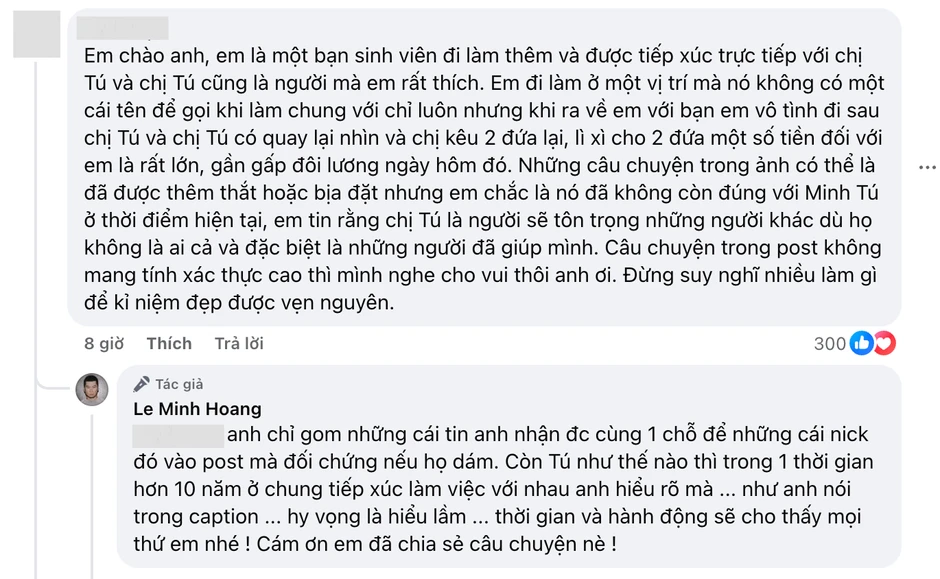 Chuyên gia trang điểm nổi tiếng đăng đàn tố một siêu mẫu vô ơn, nói xấu, Minh Tú bị gọi tên Chuyên gia trang điểm nổi tiếng đăng đàn tố một siêu mẫu vô ơn, nói xấu, Minh Tú bị gọi tên