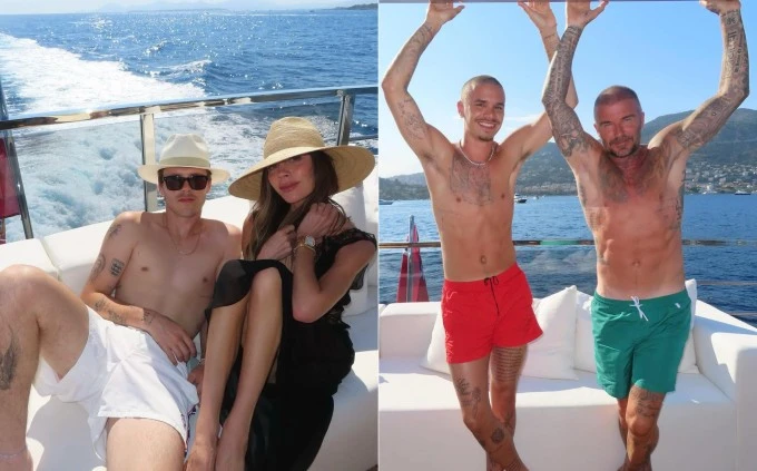 Cuộc sống nghỉ hè trên du thuyền hơn 500 tỷ đồng của nhà Beckham
