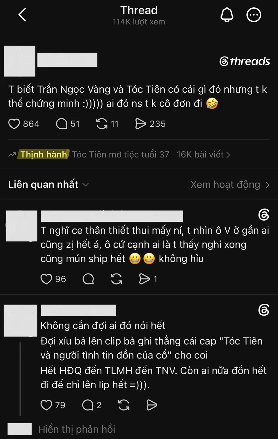 Đang hot lúc này: "Tóc Tiên và Trần Ngọc Vàng hẹn hò" Đang hot lúc này: "Tóc Tiên và Trần Ngọc Vàng hẹn hò"