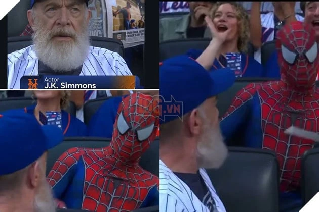 Diễn Viên J.K. Simmons Gây Sốt Với Phản Ứng Khi Bất Ngờ Gặp Spider-Man Tại Sân Bóng Chày Diễn Viên J.K. Simmons Gây Sốt Với Phản Ứng Khi Bất Ngờ Gặp Spider-Man Tại Sân Bóng Chày