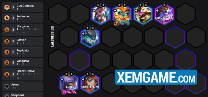 ĐTCL 17.2b: Hướng dẫn bài Lulu reroll - con bài 3 vàng mạnh nhất bản