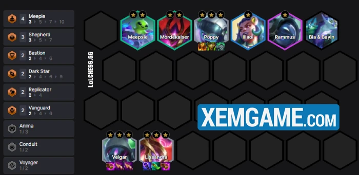 ĐTCL 17.2b: Hướng dẫn đội hình Veigar Du Mục reroll thuần