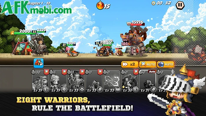 Eight! Warriors cho game thủ gầy dựng bộ bài anh hùng