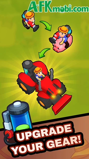 Farm Rush: Harvest Tycoon cho bạn săn rau củ quả bằng máy hút