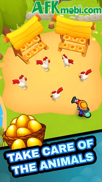 Farm Rush: Harvest Tycoon cho bạn săn rau củ quả bằng máy hút