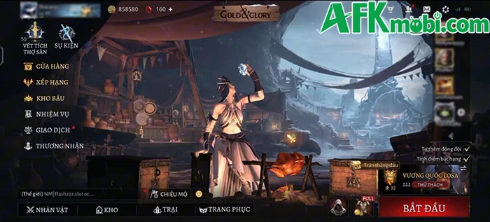 Game hành động sinh tồn PvPvE bối cảnh ngục tối Gold and Glory về Việt Nam