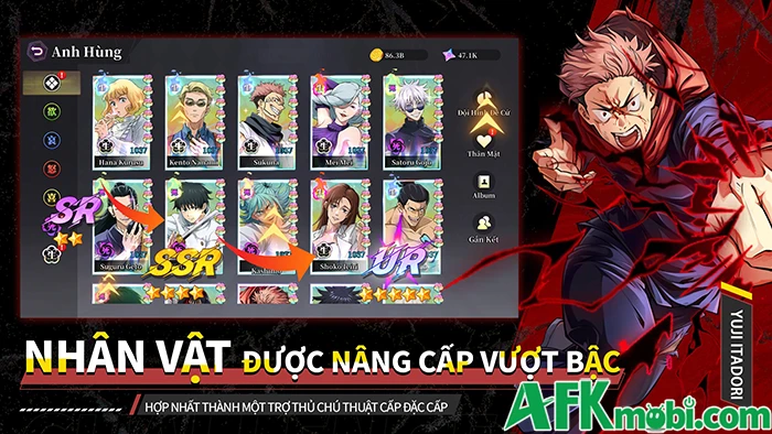 Giác Ngộ Thuật Chú game đấu tướng lấy chủ đề Jujutsu Kaisen