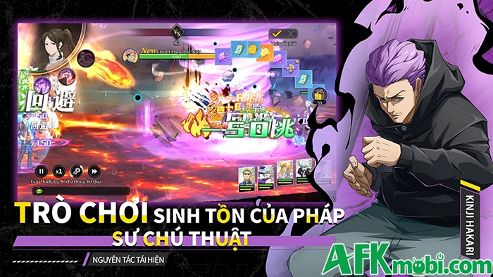 Giác Ngộ Thuật Chú game đấu tướng lấy chủ đề Jujutsu Kaisen