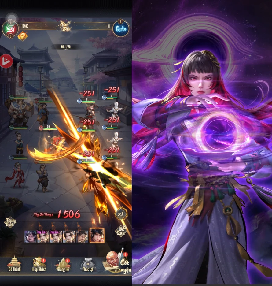 Giang Hồ Kỳ Ngộ Thiết Lập Chuẩn Mực Visual Mới Cho Dòng Game Card Battle