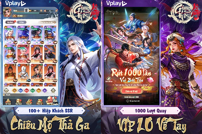 Giang Hồ Kỳ Ngộ - Vplay tặng combo quà trị giá hàng triệu đồng