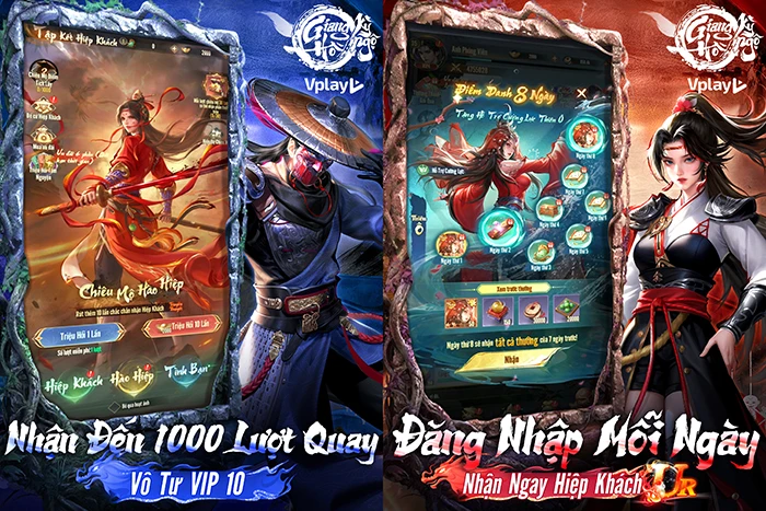 Giang Hồ Kỳ Ngộ - Vplay tặng combo quà trị giá hàng triệu đồng