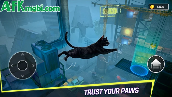 Going Up Cat Runner 3D với chủ đề kết hợp Only Up! và Stray