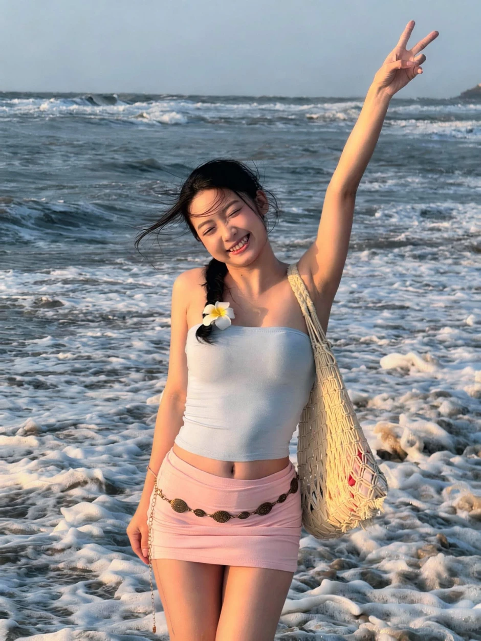 Hà Phi Yến chẳng cần bikini, một nụ cười đủ "gây bão" mạng